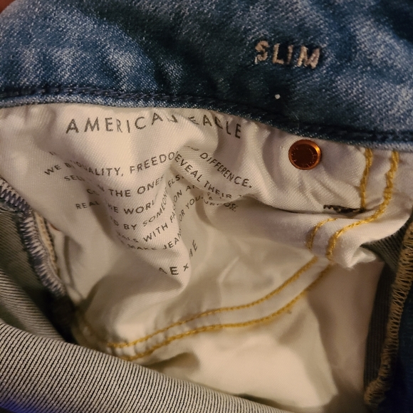 Nwot Mens American Eagle 30x32 Distressed Jeans - Picture 6 of 6